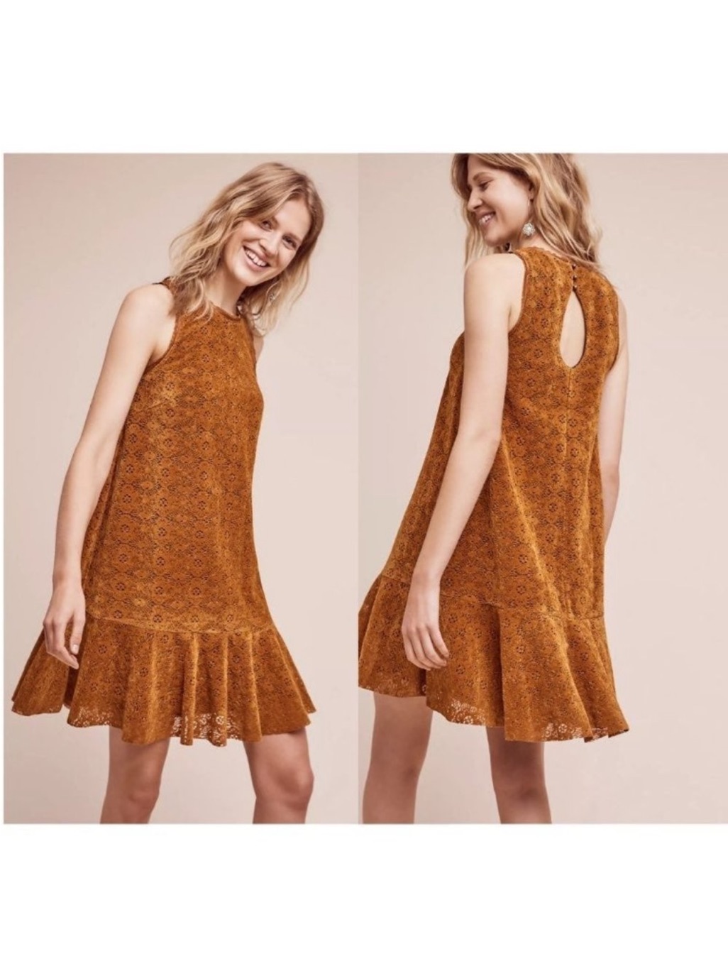Anthropologie Maeve Suede Amis Lace Dress 4